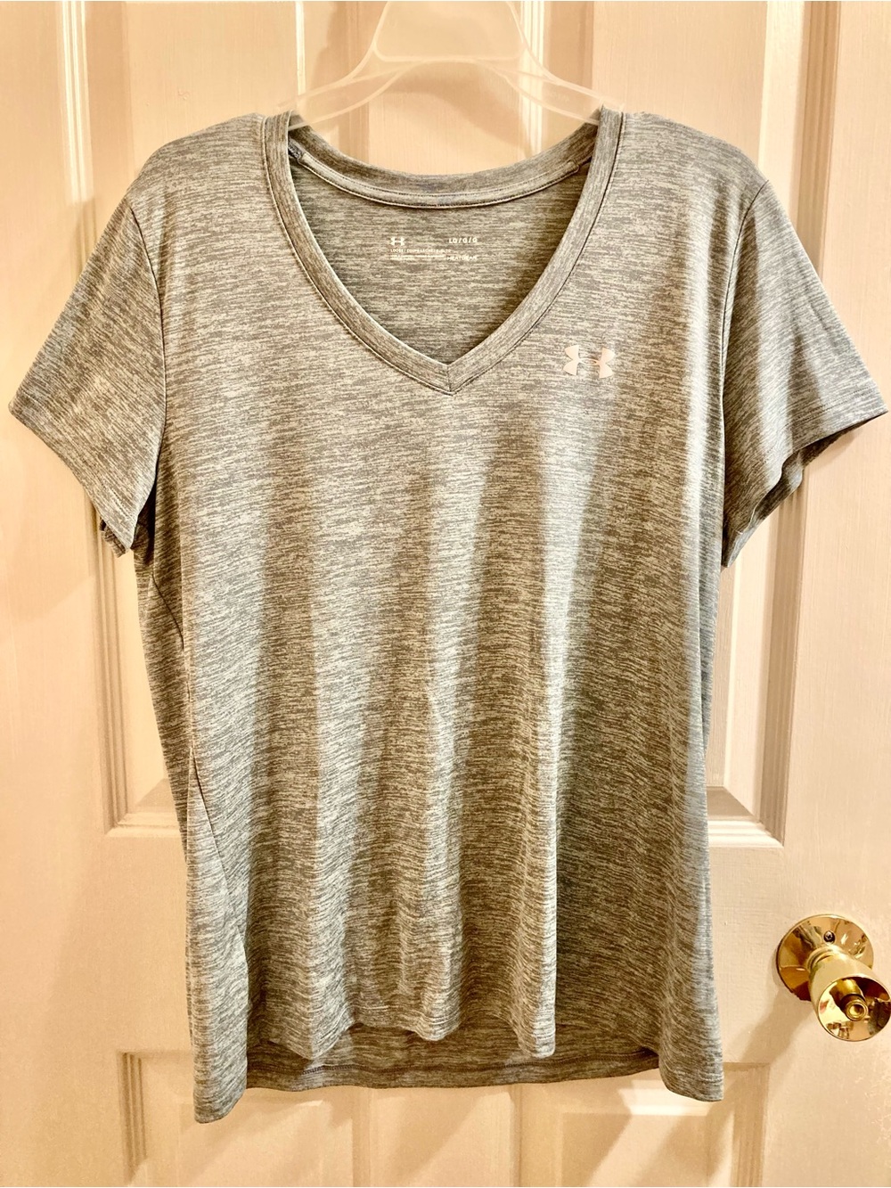 Under Armour Heather Gray HEATGEAR Shortsleeved Tshirt